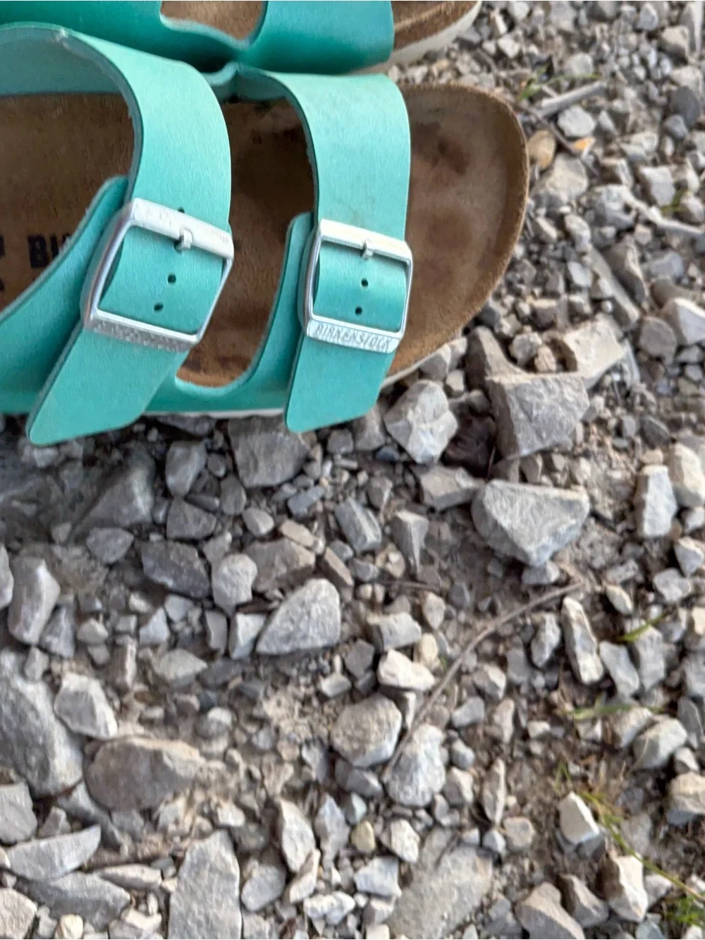 Birkenstock Womens Arizona Two-Strap Sandals - Teal - size 41